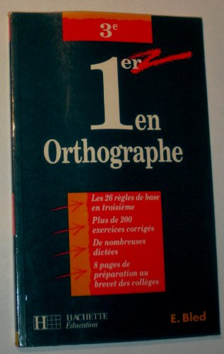 1er en orthographe, CE2