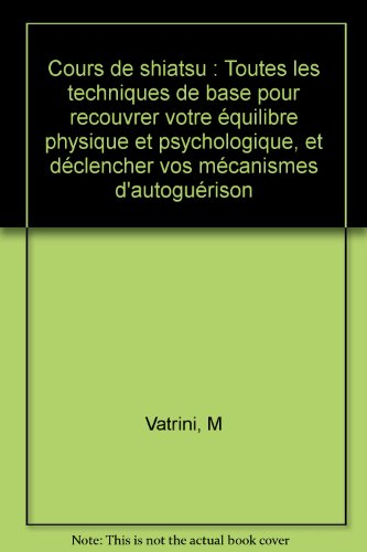 Cours de shiatsu