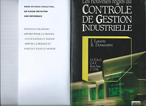 Les Nouvelles règles du contrôle de gestion industrielle