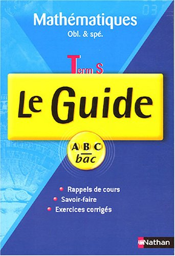 Mathématiques, terminale S