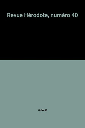 Hérodote, n° 40. Géopolitiques de la France