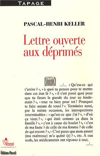 Lettre ouverte aux déprimés : essai