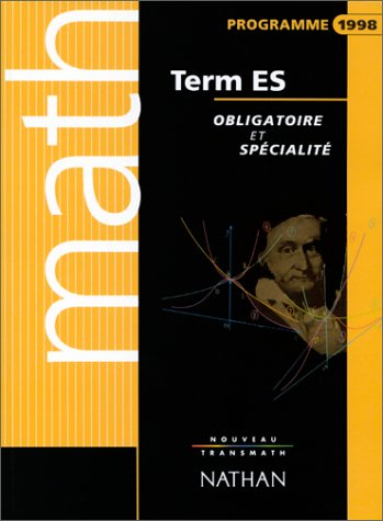 Math, terminale ES : obligatoire + spécialité