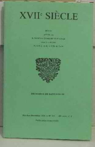 Dix-septième siècle. Desmarets de Saint-Sorlin