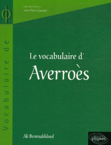 Le vocabulaire d'Averroès
