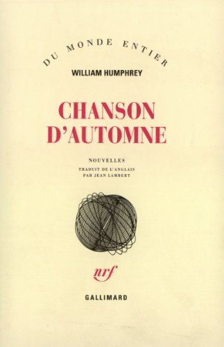 Chanson d'automne