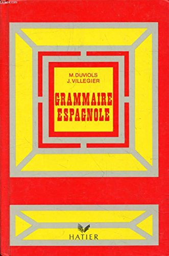 grammaire espagnole ae    (ancienne edition)
