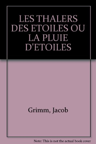 Les thalers des étoiles