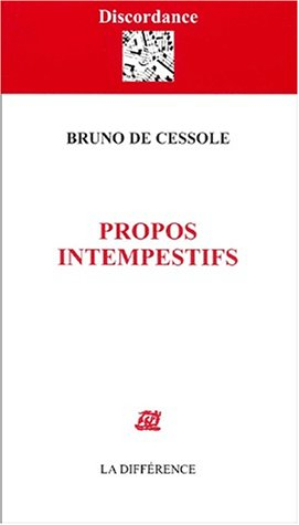 Propos intempestifs