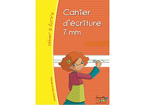 Serpodile - Cahier à écrire - Méthode d'écriture - cahier d'écriture cursive 7mm
