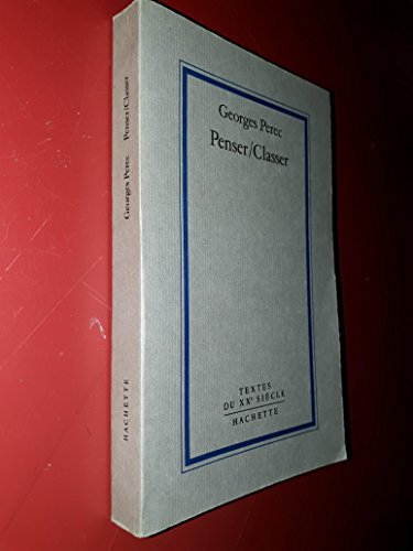 penser, classer