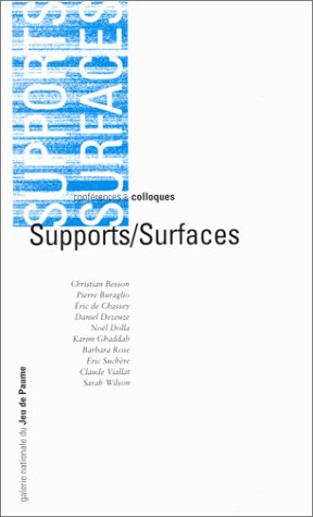 Supports-surfaces : colloque, Auditorium Colbert de la Bibliothèque nationale de France, 24 juin 199