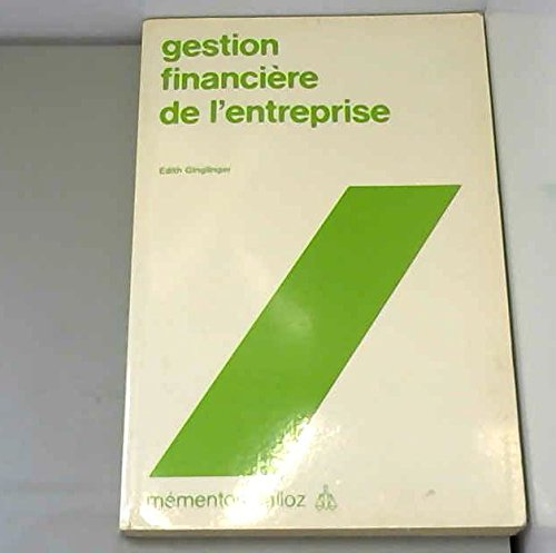 Gestion financière de l'entreprise