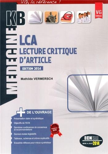 LCA, lecture critique d'articles