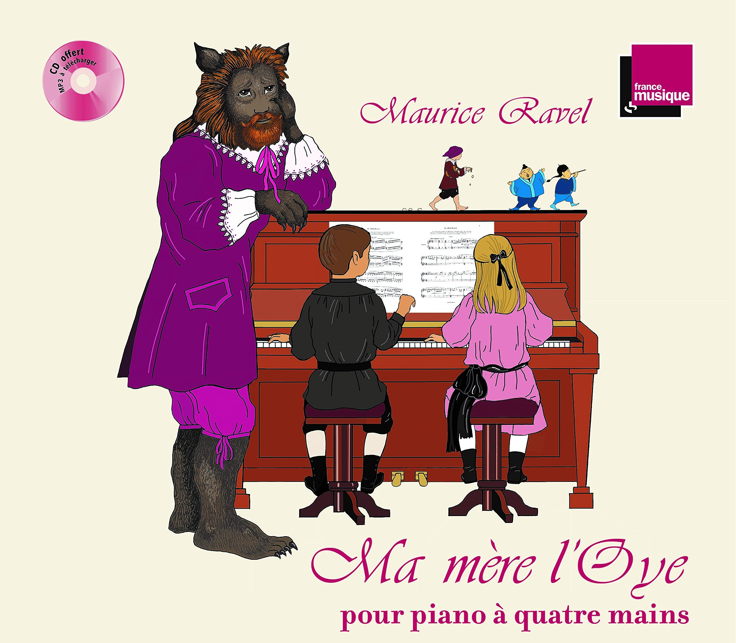 Ma mère l'Oye : pour piano à quatre mains