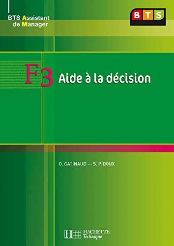 F3 aide à la décision : BTS assistant de manager
