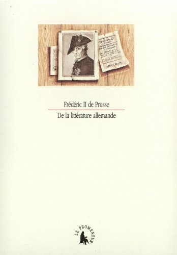 De la littérature allemande : des défauts qu'on peut lui reprocher, quelles en sont les causes, et p