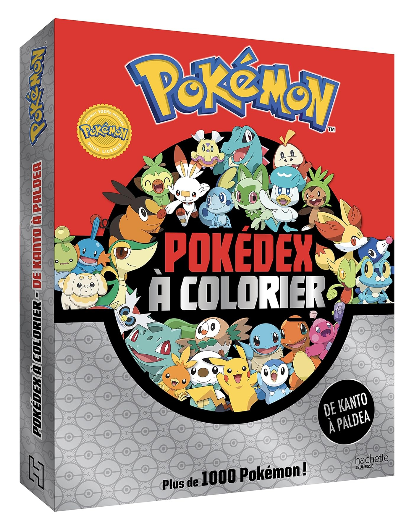 Pokémon : Pokedex à colorier de Kanto à Paldea : Livre de coloriages