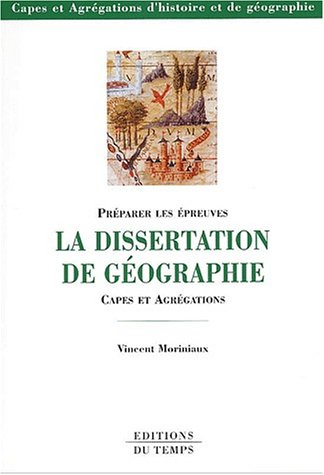 La dissertation de géographie