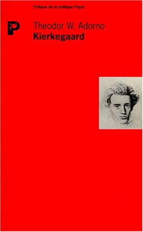 kierkegaard. : construction de l'esthétique