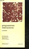 Programmes, instructions : écoles maternelles, écoles élémentaires, cycle d'obervation, classes dive