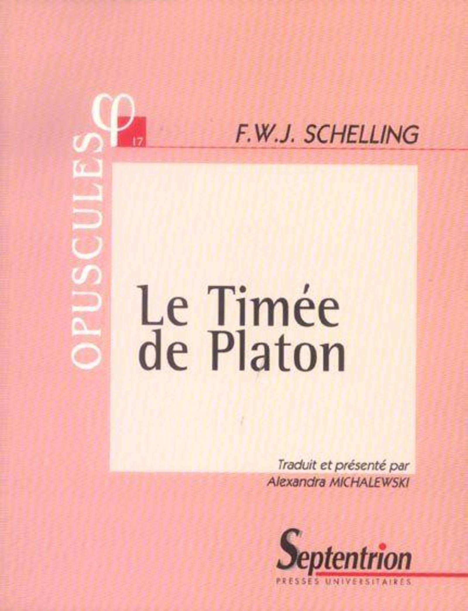 Le Timée de Platon