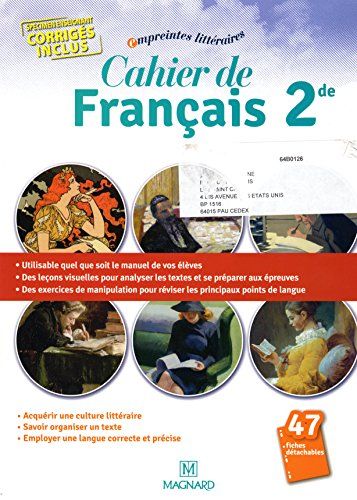 cahier de français 2e - spÉcimen enseignant - corrigÉs inclus