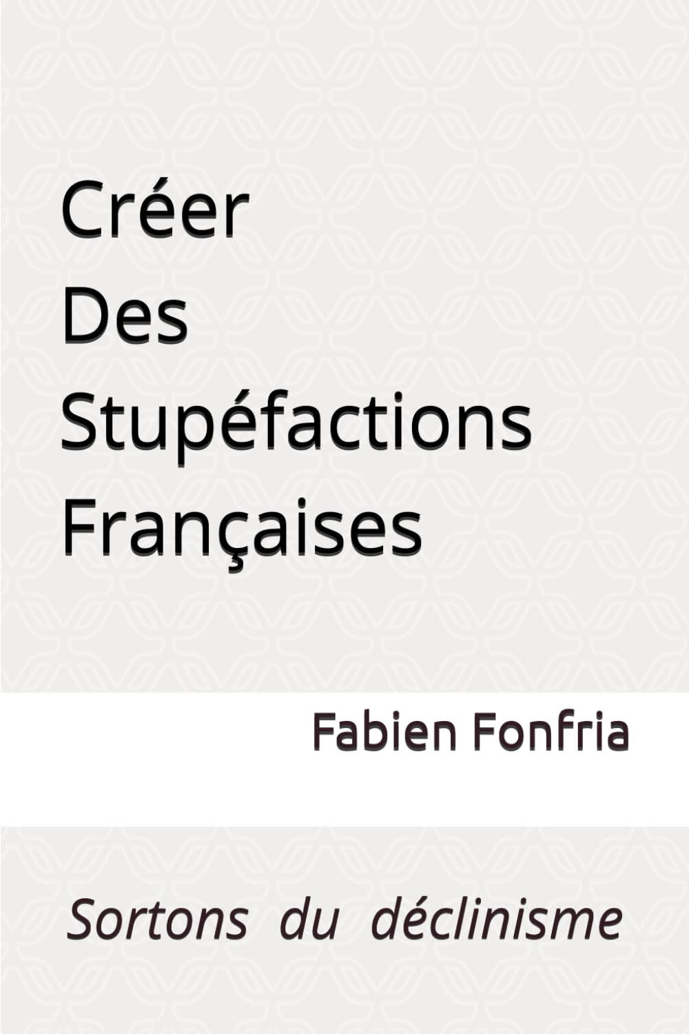 Créer Des Stupéfactions Françaises: Sortons du déclinisme