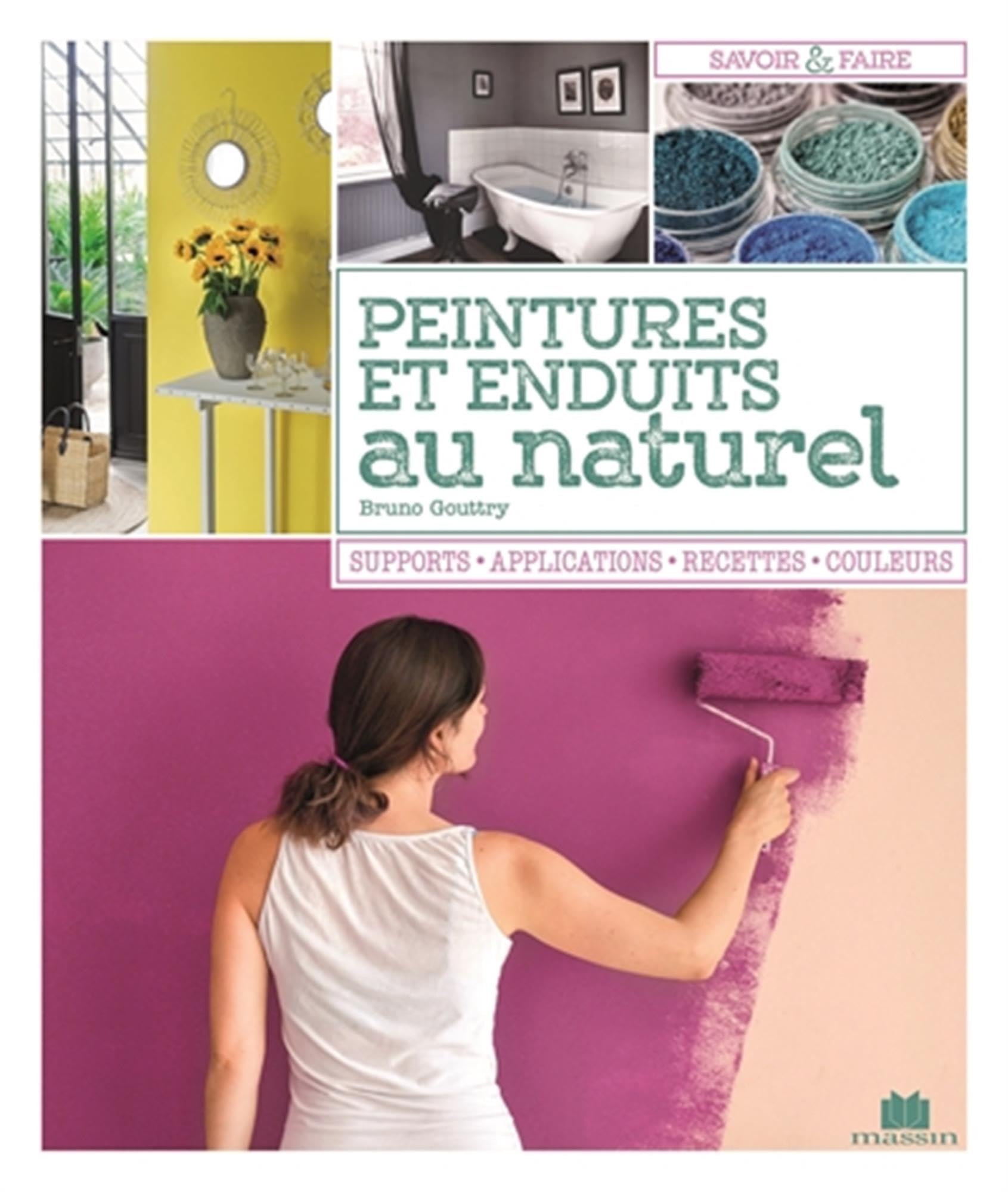 Peintures et enduits au naturel : supports, applications, recettes, couleurs