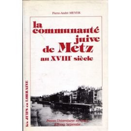 communaute juive de metz au xviiie siecle                                                     060697
