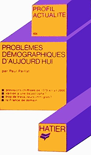 Problèmes démographiques d'aujourd'hui