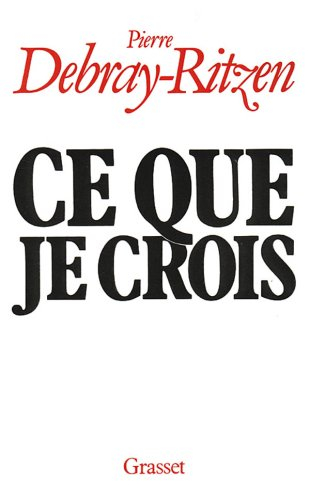 Ce que je crois