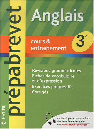 Anglais 3e : cours et entraînement