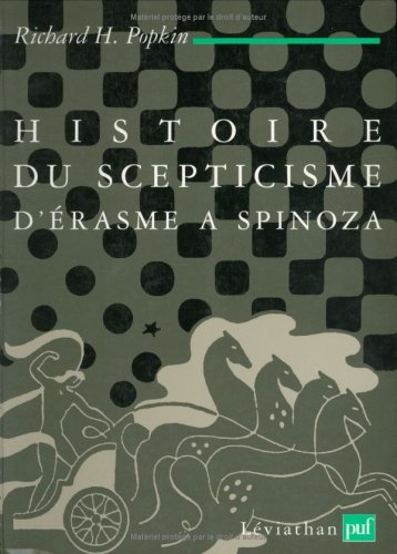 Histoire du scepticisme d'Erasme à Spinoza