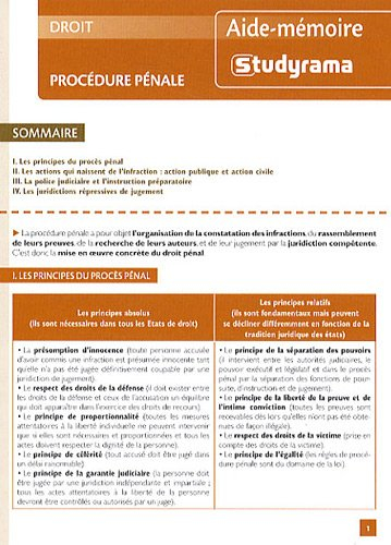 Procédure pénale