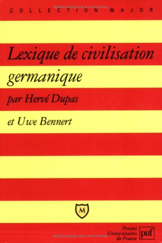 Lexique de civilisation germanique