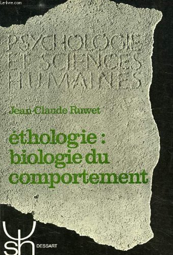ethologie biologie du comportement