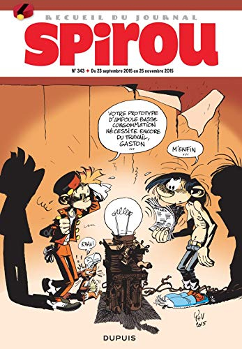 Recueil du journal de Spirou. Vol. 343. Du 23 septembre 2015 au 25 novembre 2015