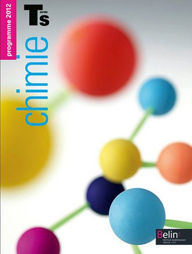 Chimie terminale S : programme 2012