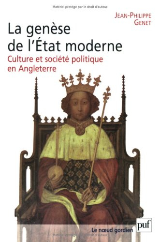 La genèse de l'Etat moderne : culture et société politique en Angleterre