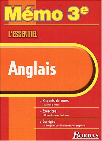 Anglais : rappels de cours, exercices, corrigés