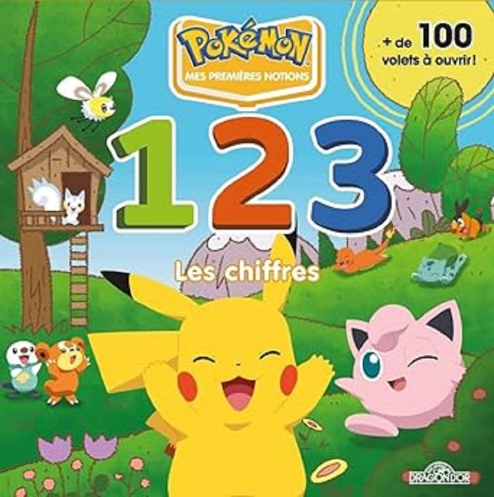 Pokémon : mes premières notions : les chiffres
