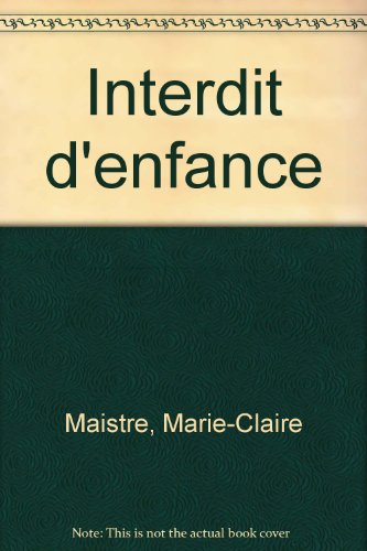 interdit d'enfance