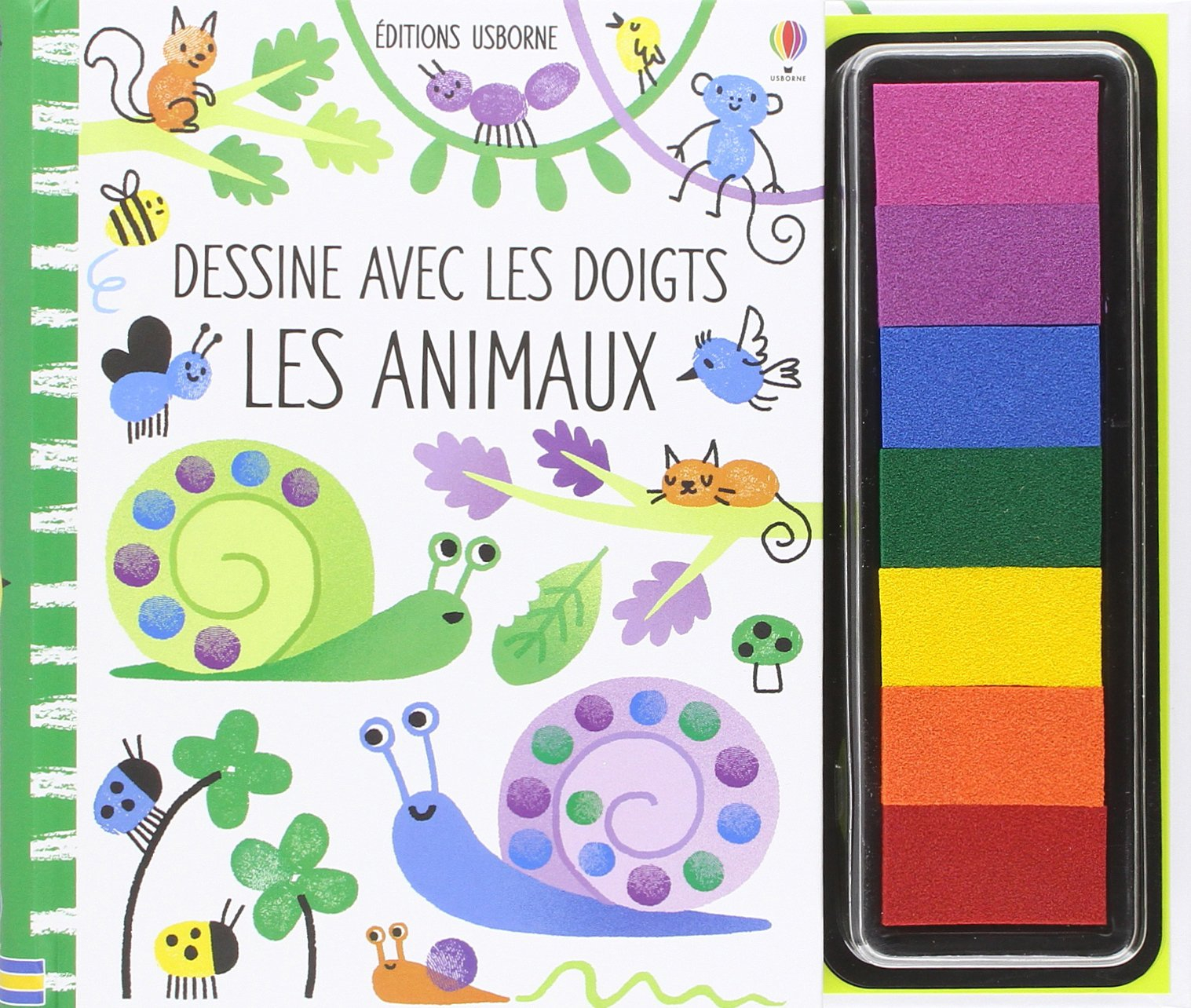 Dessine avec les doigts : les animaux