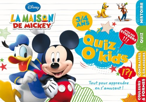 La maison de Mickey, quiz o'kids 3-4 ans