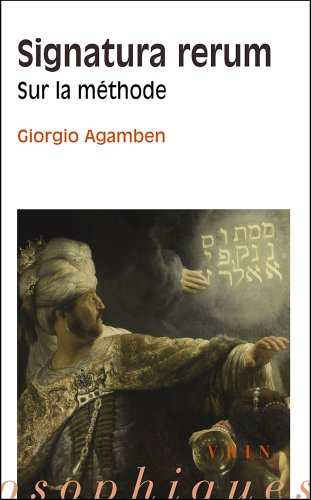 Signatura rerum : sur la méthode