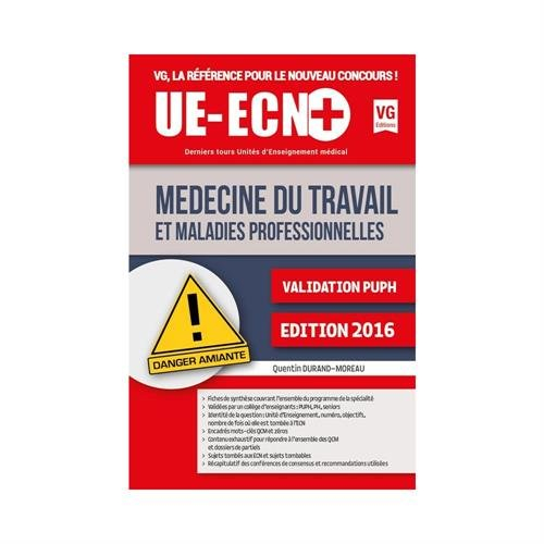 Médecine du travail et maladies professionnelles : validation PUPH