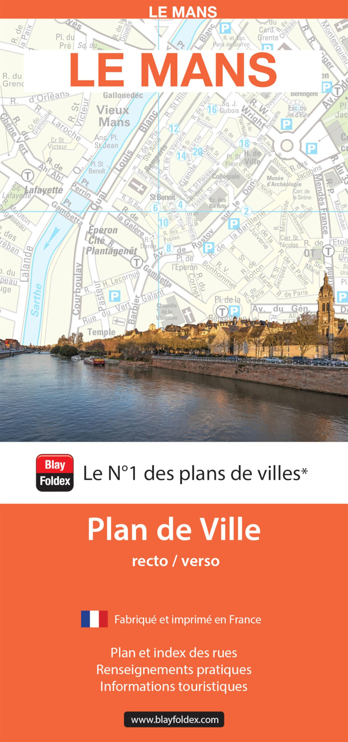 LE MANS 2024 - Plan de ville