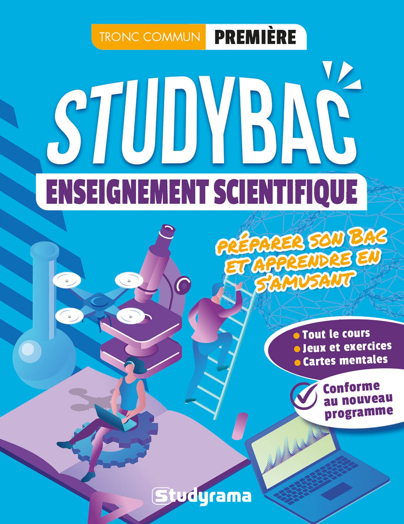 Enseignement scientifique, tronc commun, première : préparer son bac et apprendre en s'amusant : con