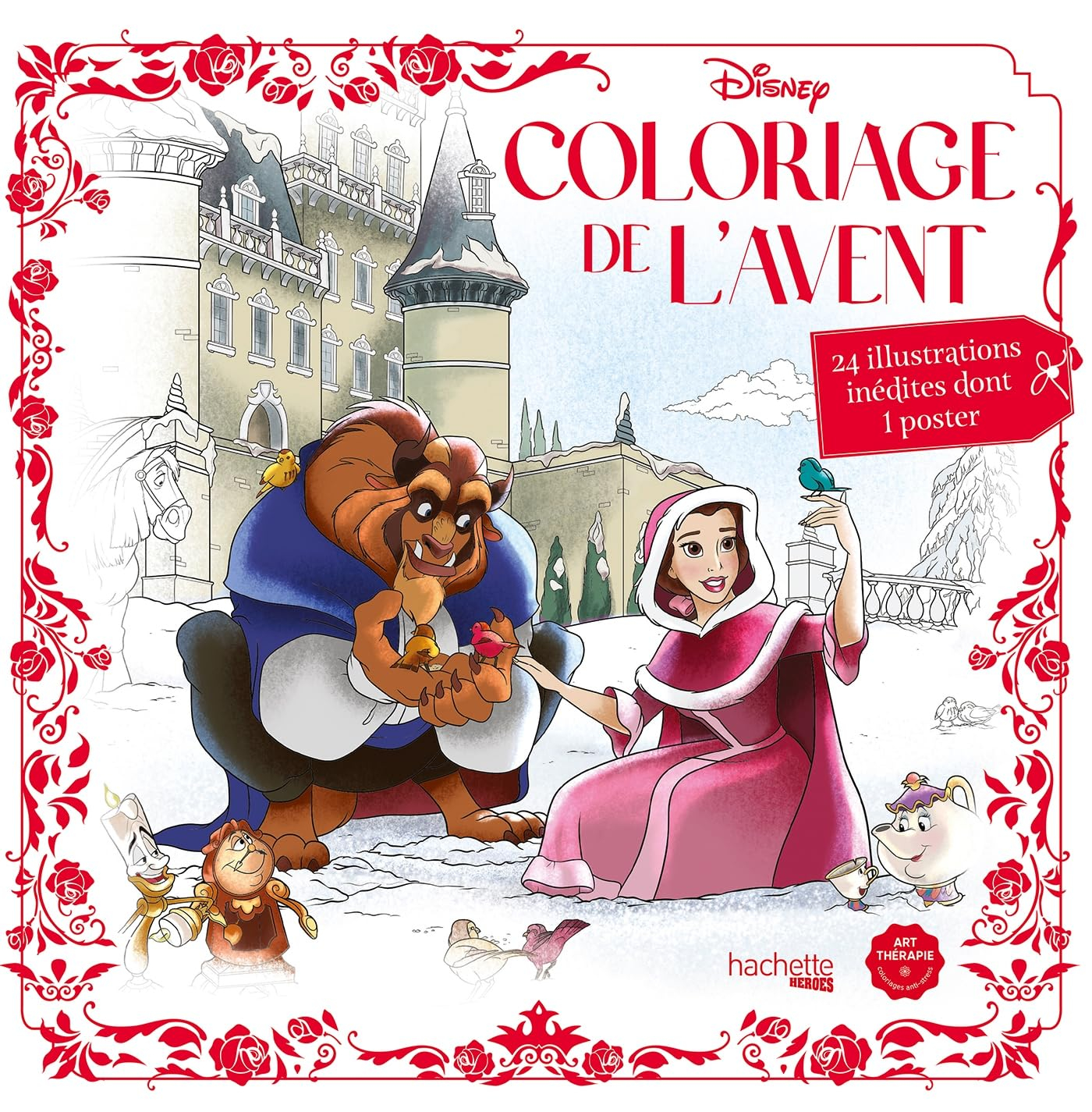 Coloriage de l'Avent Disney : 24 illustrations inédites dont 1 poster !